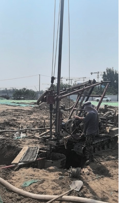 新乡辉县工地打井